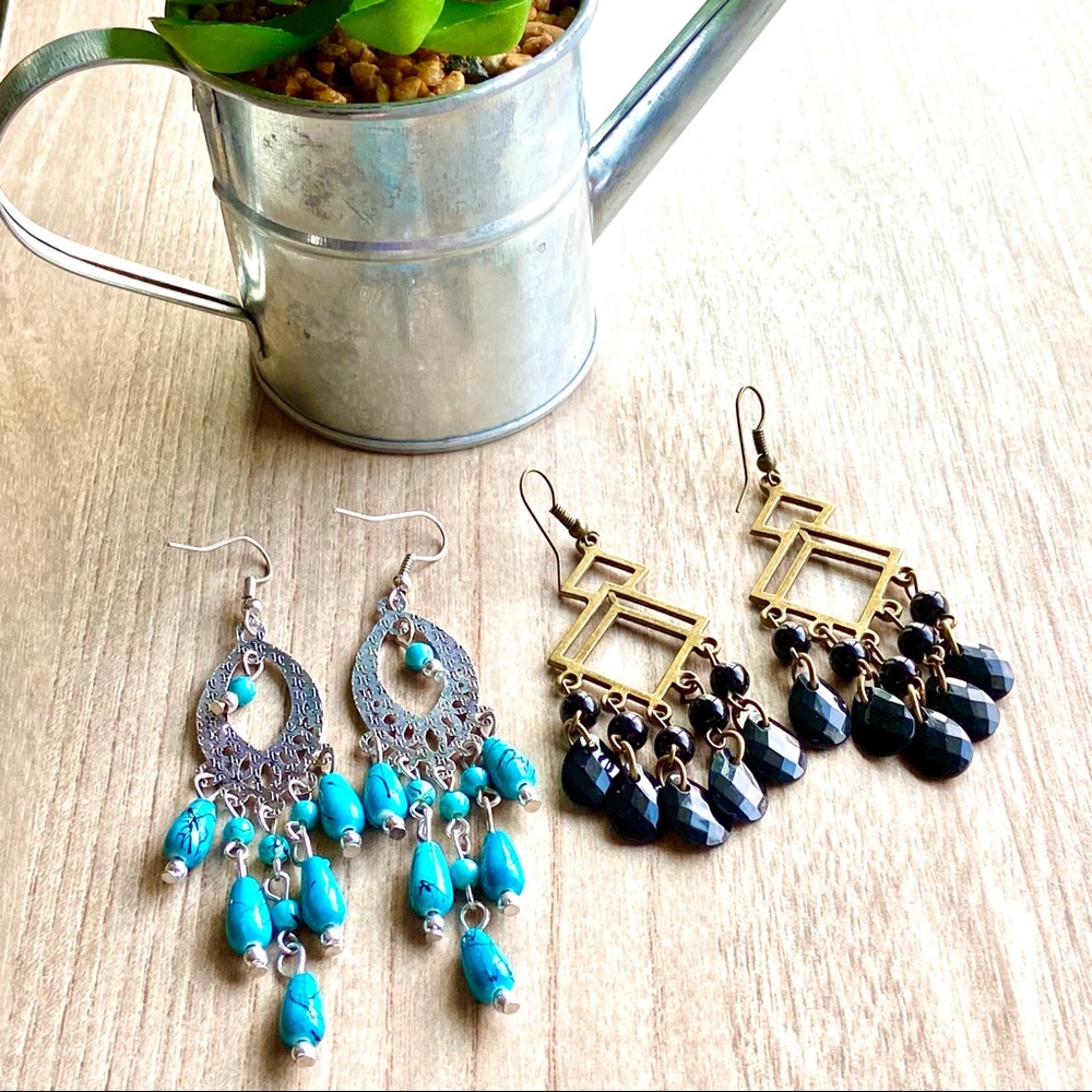 Earrings-BOHO/ 2 pair-NEW